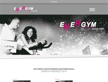 Tablet Screenshot of energym-fitness.de